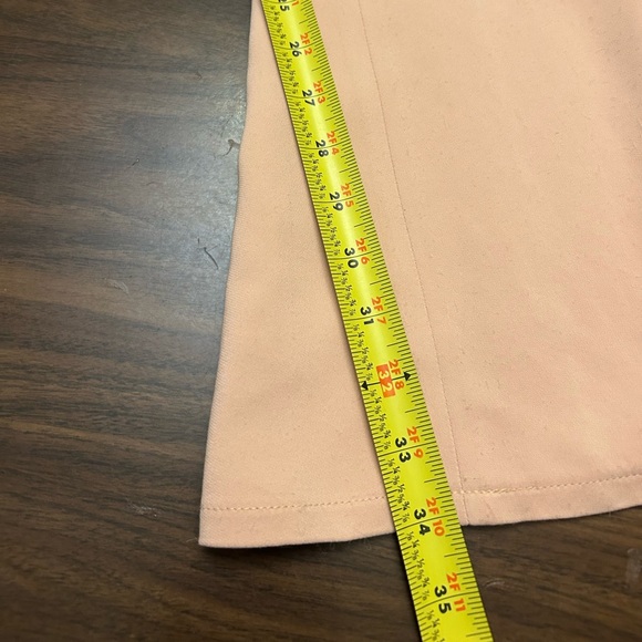 CUSHNIE High Waisted Flare Pants In Pink Sand - Picture 11 of 12